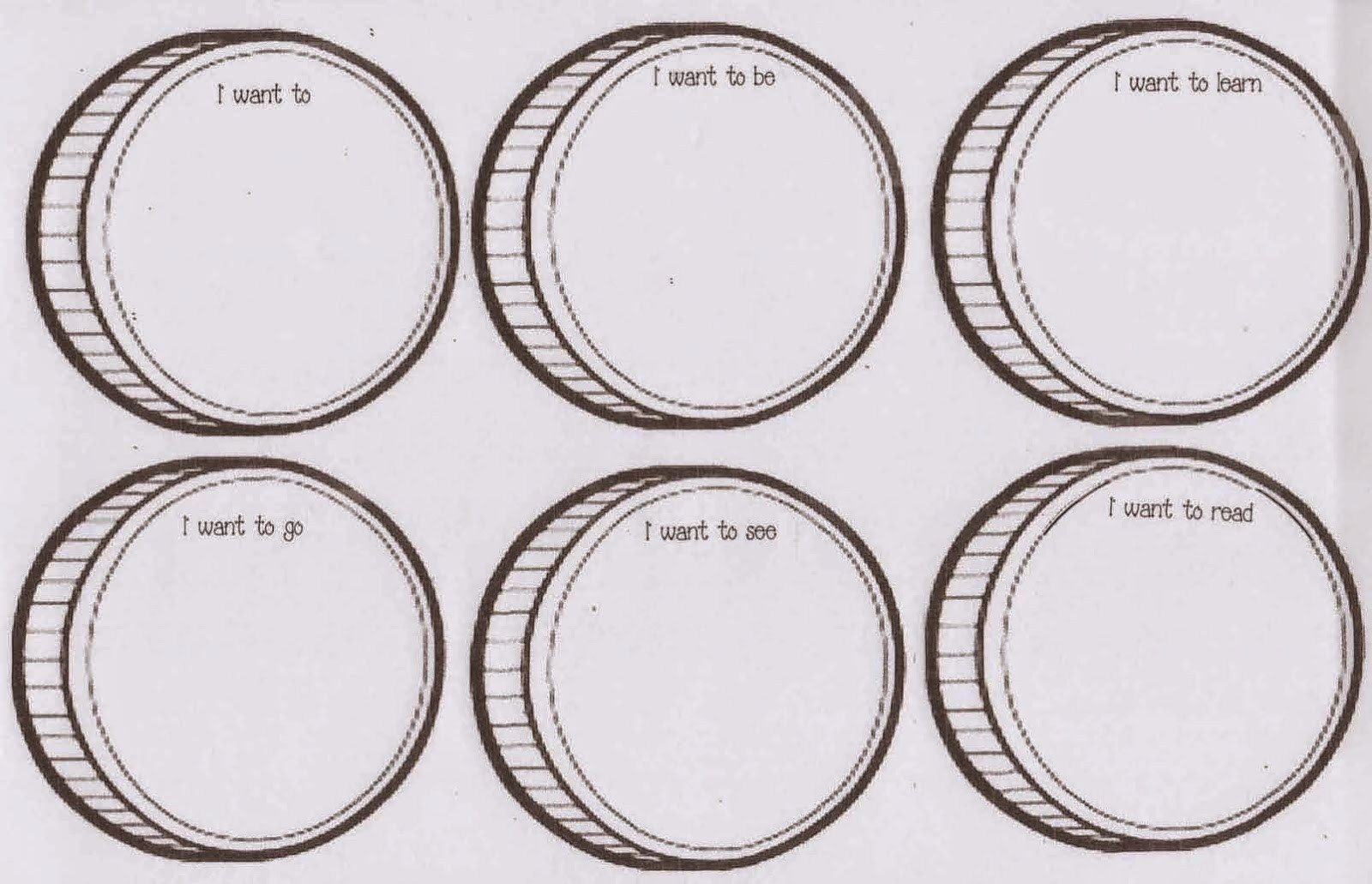 Gold Coin Template Printable Classroom Freebies Pot Goals March Writing Prompt Craft