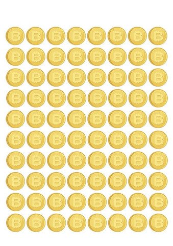 Gold Coin Template Printable Gold Bitcoins Printable Template