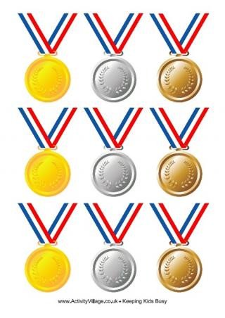 Gold Medal Printable Free Printable Awards and Medals for Classroom and Home