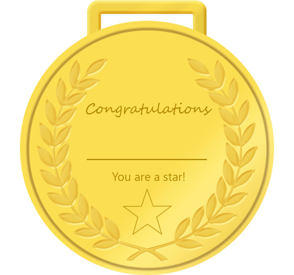 Gold Medal Printable Gold Medals You are A Star Free Printable Gold Medal Printable Gold Medals You are A Star Free Printable