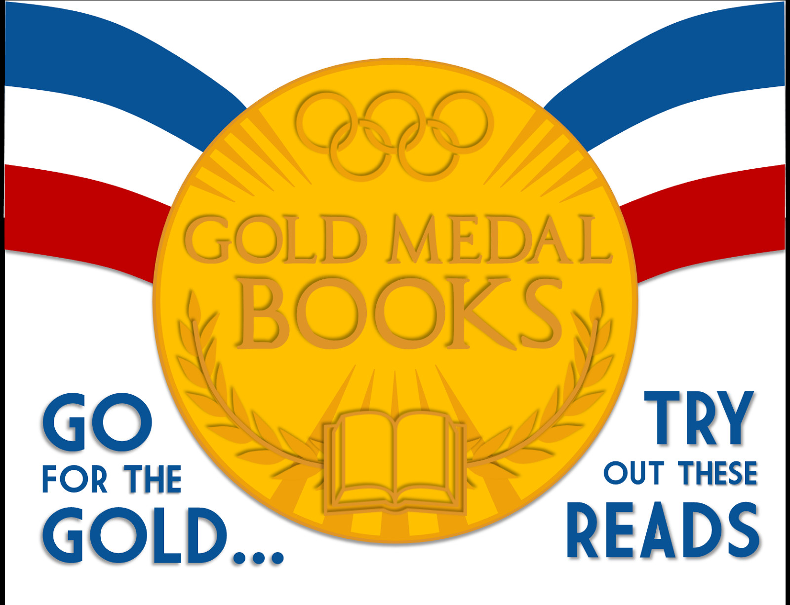 Gold Medal Printable Literary Hoots "gold Medal Books" Olympics Library Display