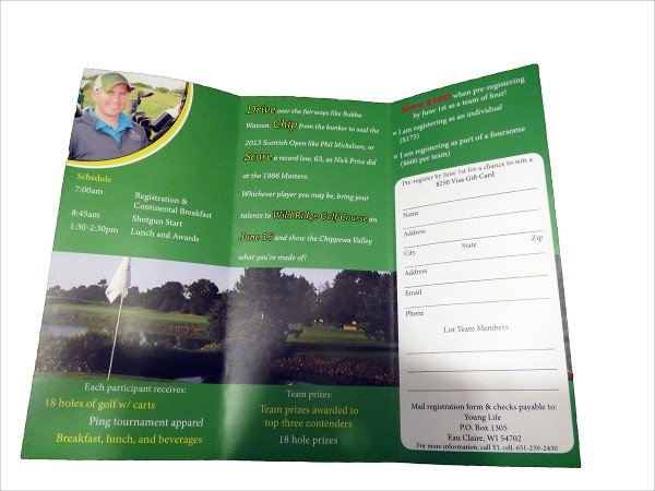 Golf tournament Flyer Template Golf tournament Brochure 20 Download In Vector Eps Psd