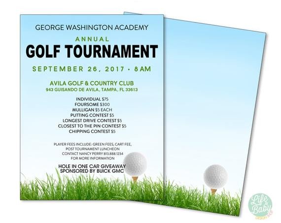 Golf tournament Flyer Template Golf tournament Flyer Template School Golf tournament Poster