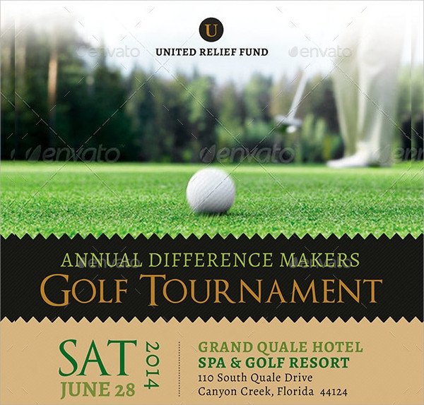Golf tournament Flyer Templates Golf tournament Flyer Template 23 Download In Vector