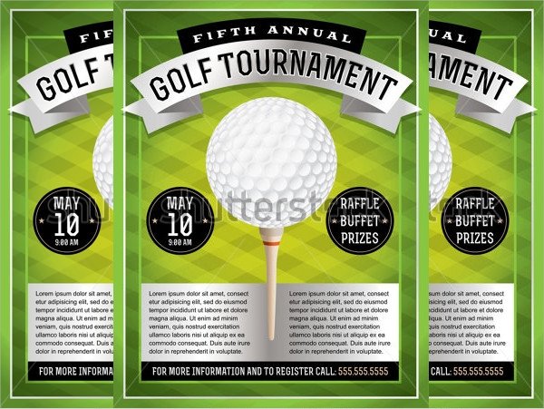 Golf tournament Flyer Templates Golf tournament Flyer Template 23 Download In Vector