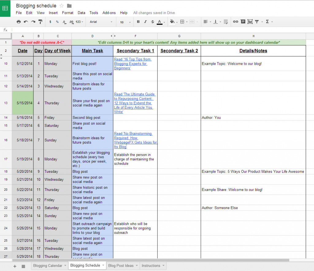 Google Docs Employee Schedule Template Google Docs Schedule Spreadsheet