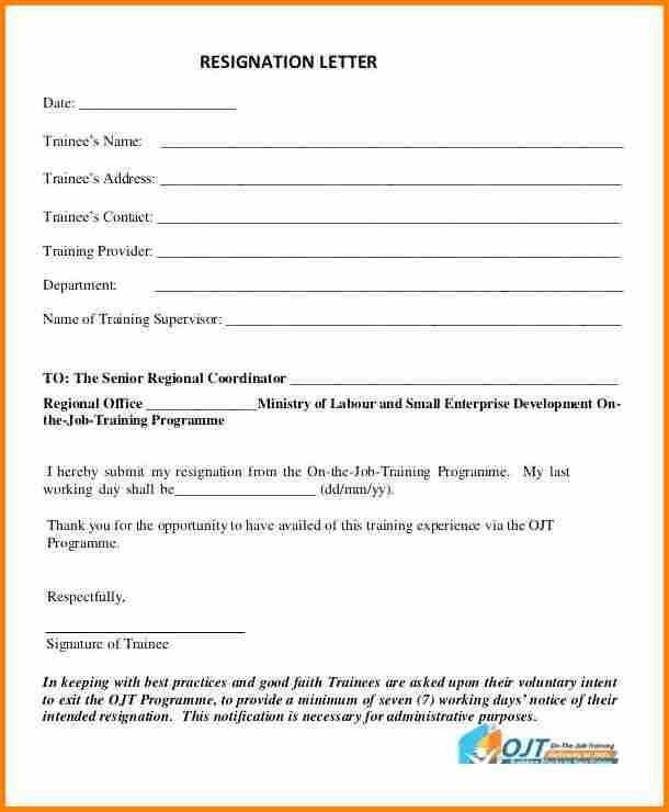 Google Docs Letter Template 7 Resignation Letter Template Google Docs