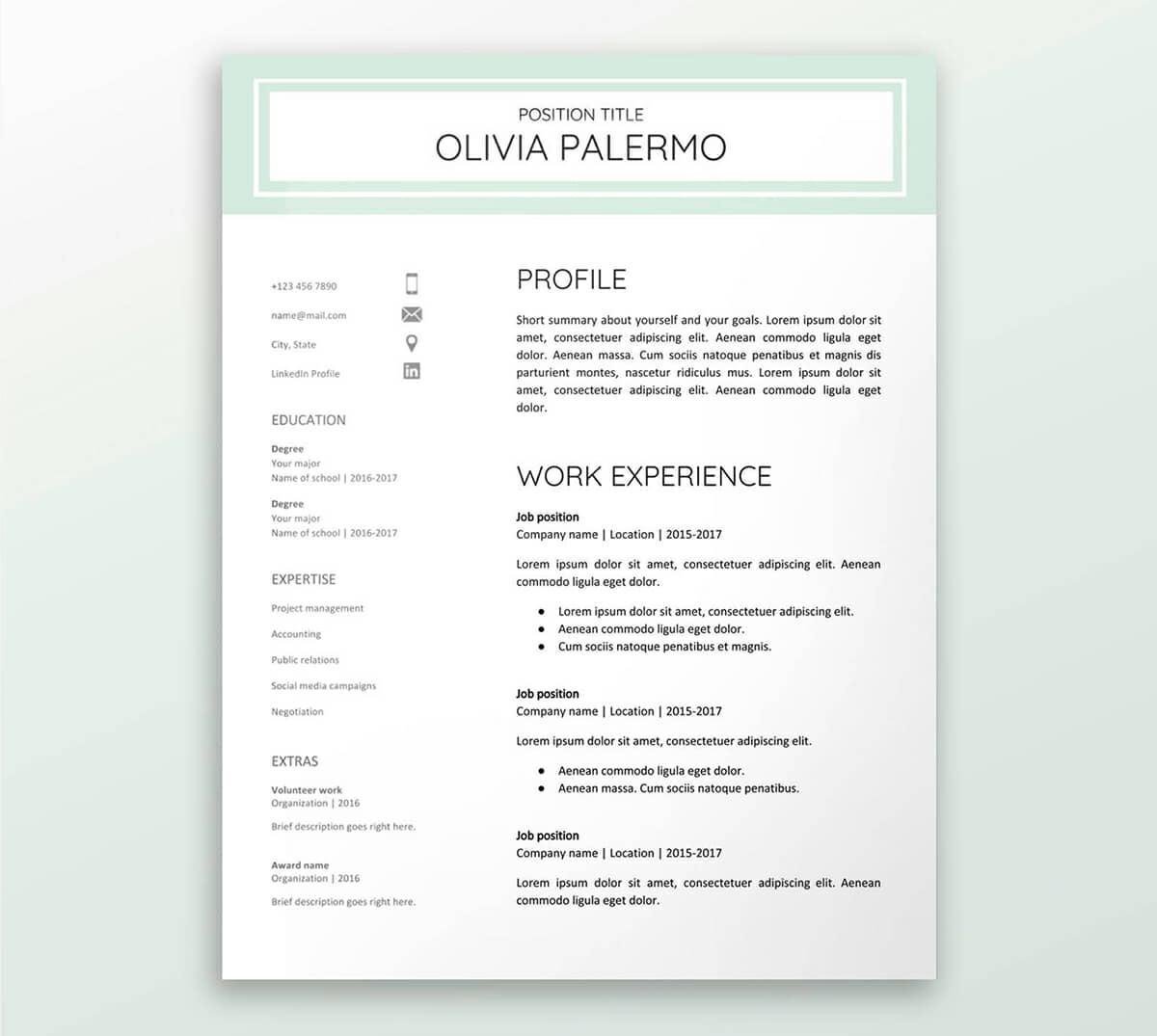 Google Docs Letter Template Google Docs Resume Templates 10 Free formats to Download