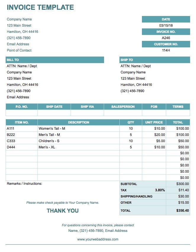 Google Docs Receipt Template Free Google Docs Invoice Templates
