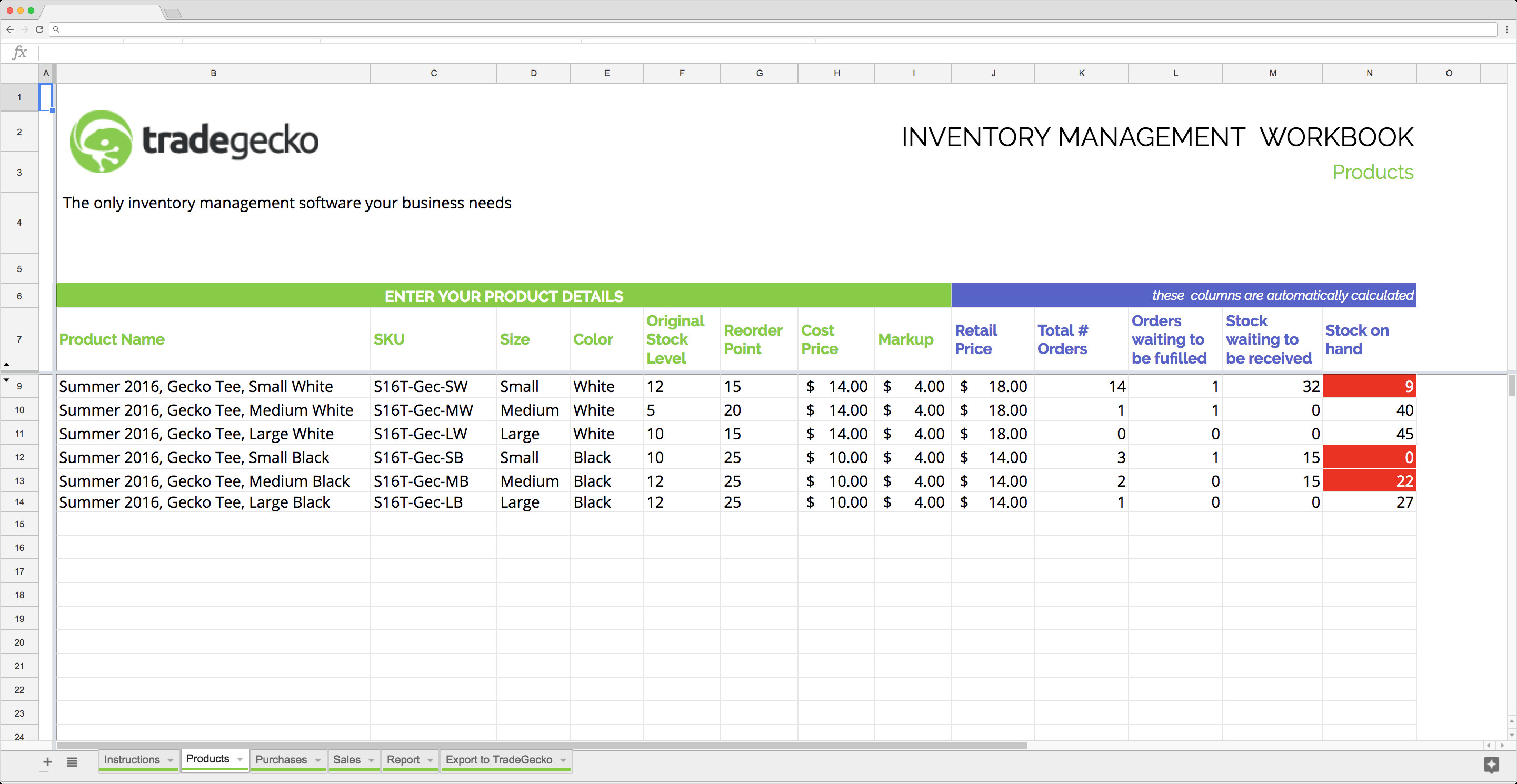 Google Sheets Inventory Template top 5 Free Google Sheets Inventory Templates Blog Sheetgo
