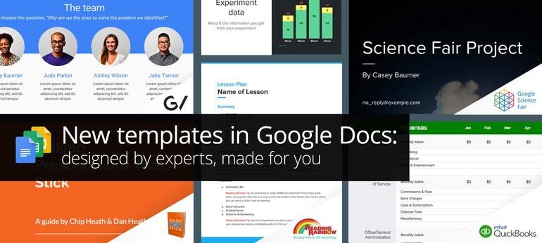 Google Slides Templates Science Google Docs Aims to Up Its Presentation Template Game