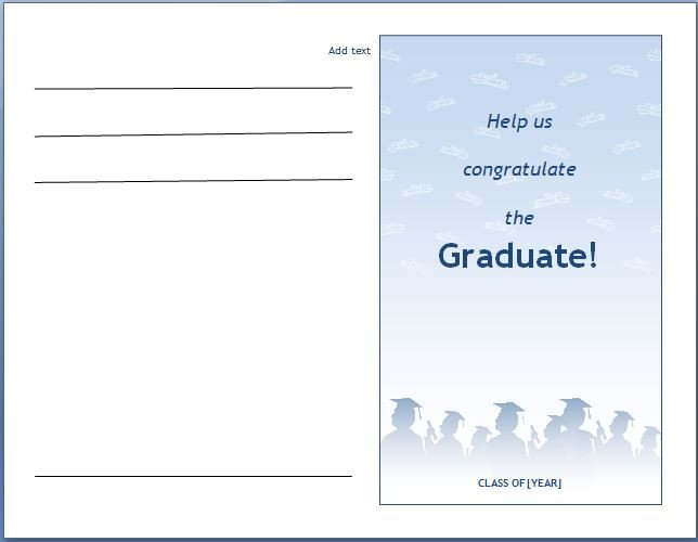 Graduation Invitation Templates Microsoft Word Ms Word Graduation Party Invitation Template