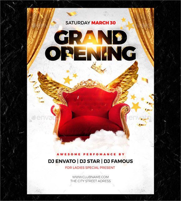 Grand Opening Flyer Template Free 28 Grand Opening Flyer Templates Psd Docs Pages Ai