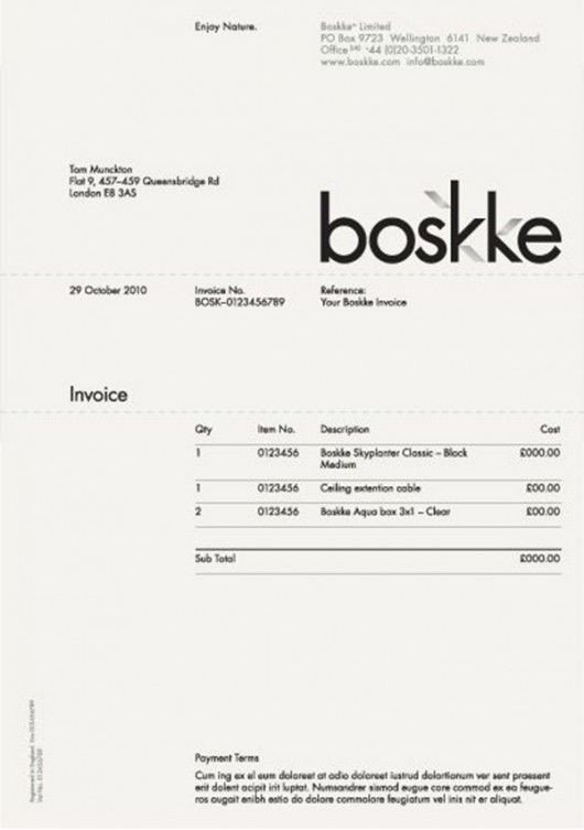 Graphic Design Invoice Template 17 Best Ideas About Invoice Design On Pinterest