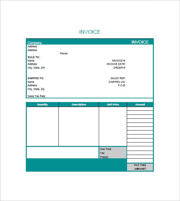 Graphic Design Invoice Template Graphic Design Invoice Template 14 Free Word Excel