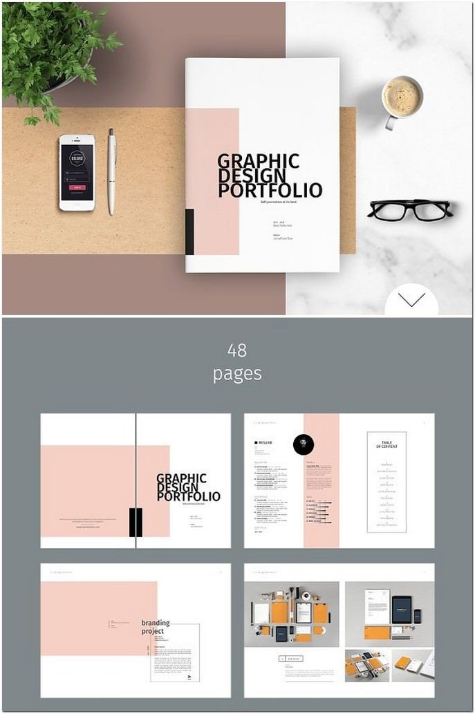 Graphic Design Portfolio Template 35 Modern Portfolio Brochure Templates 2018 Templatefor