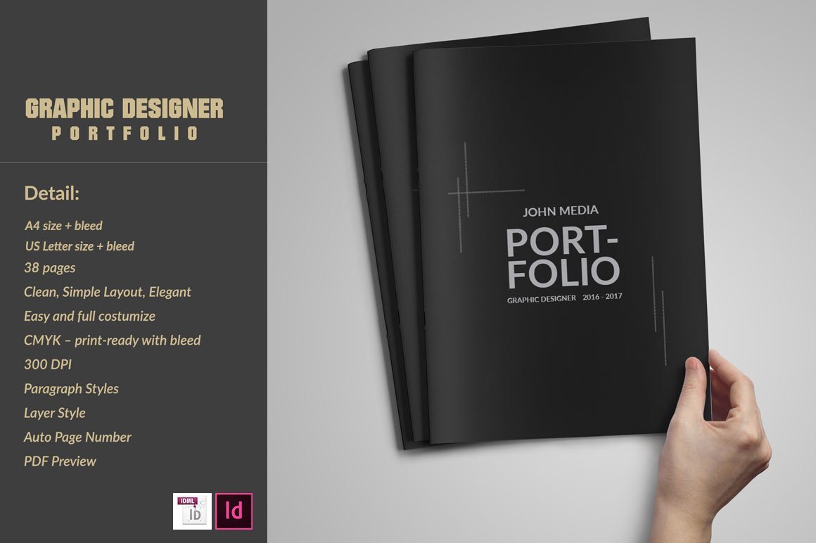 Graphic Design Portfolio Template Graphic Designer Portfolio Template Brochure Templates