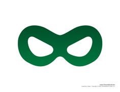 Green Lantern Mask Template 259 Best Green Lantern Printables Images In 2018