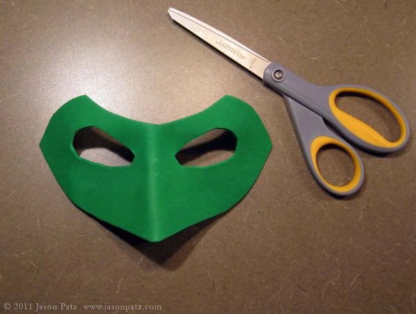 Green Lantern Mask Template How to Make A Green Lantern Mask – Jason Patz