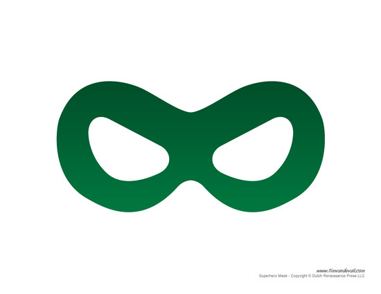 Green Lantern Mask Template Printable Superhero Mask Templates for A Superhero