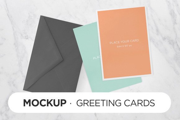 Greeting Card Mockup Free Greeting Cards Mockup Product Mockups On Creative Market