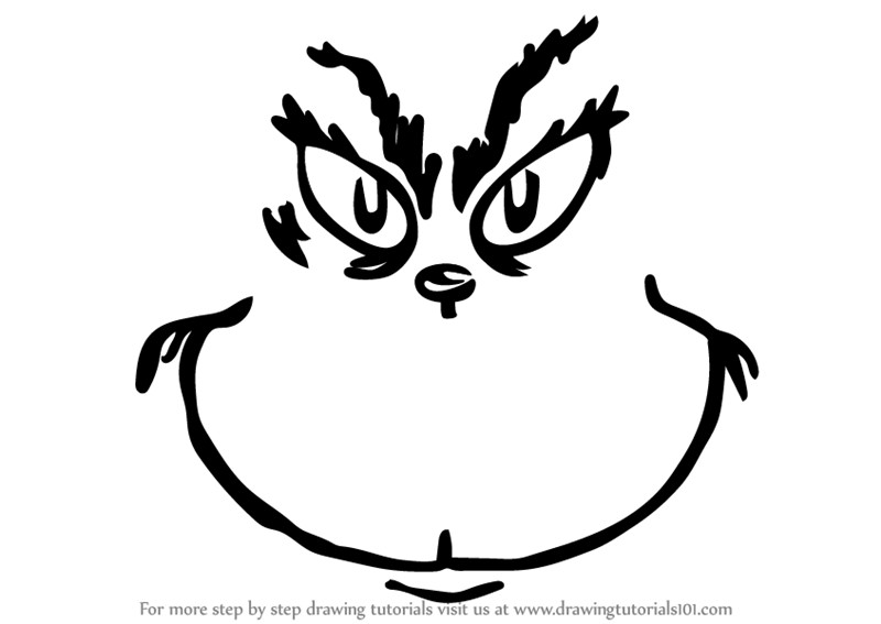 Grinch Eyes Template Learn How to Draw the Grinch Easy Grinch Step by Step