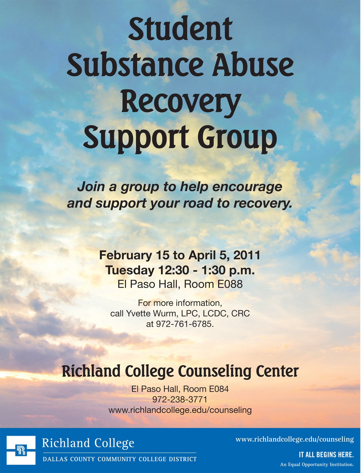Group therapy Flyers Substance Abuse Support Group Flyer