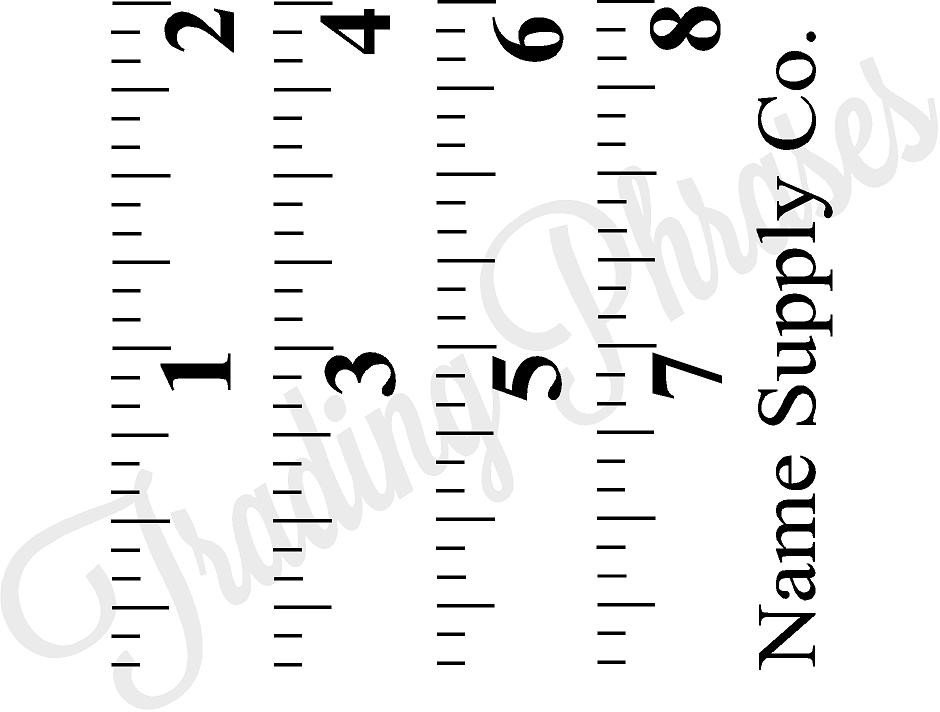 Growth Chart Ruler Template Ruler Height Chart Decal Trading Phrases