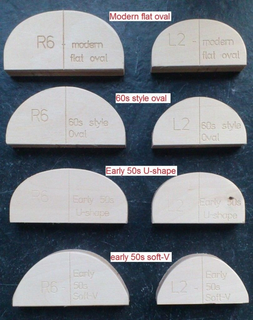 Guitar Neck Profile Template Les Paul Neck Contours Google Search