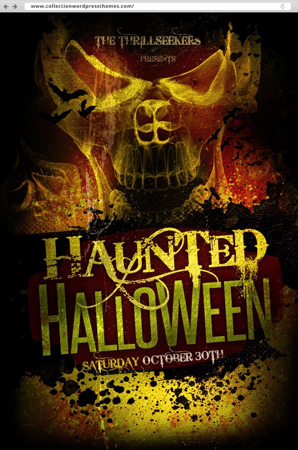 Halloween Flyer Template Free 10 Halloween Amazing Flyer Free Psds – Best WordPress