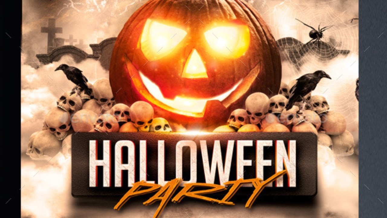 Halloween Flyer Template Free Halloween Party Flyer Template Free for Shope