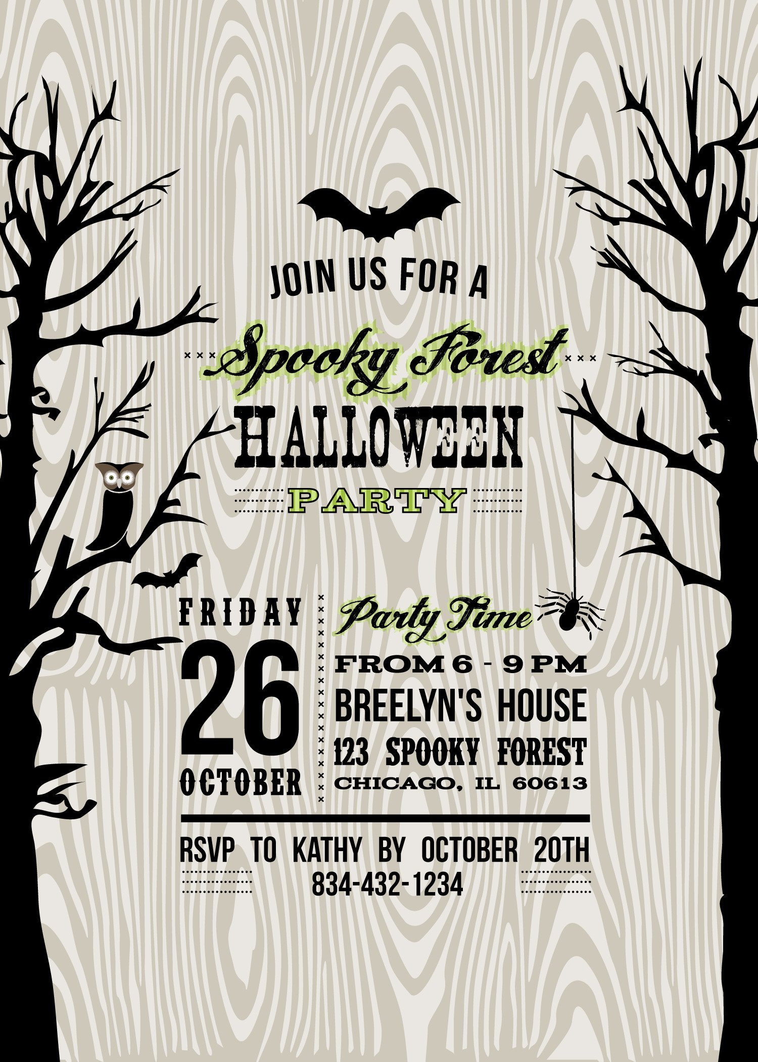 Halloween Party Invitation Template Lucas Halloween Party 2012 anders Ruff Custom Designs Llc
