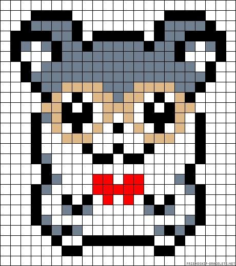 Hamster Pixel Art 29 Of Hamster Perler Bead Template