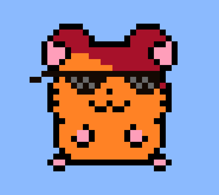 Hamster Pixel Art Swag Hamster Youtube Profile