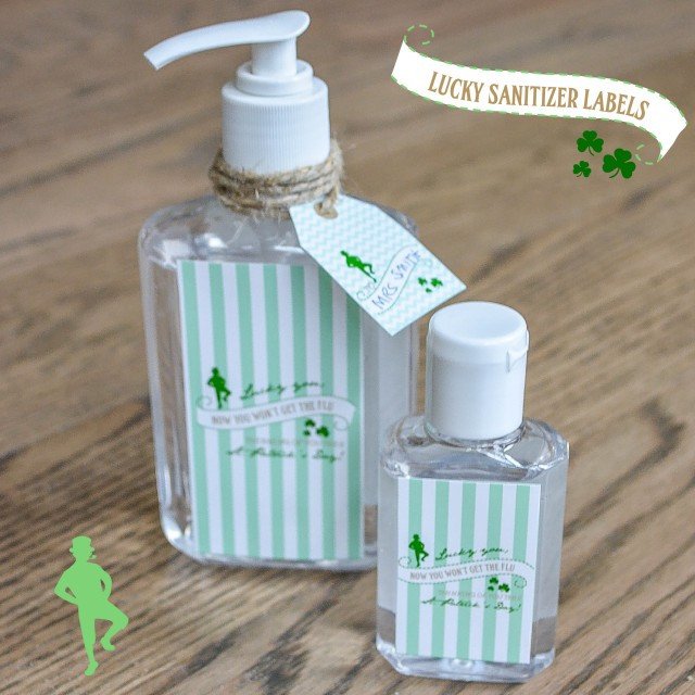 Hand Sanitizer Label Template Free Ruff Draft Making Lucky You Hand Sanitizer Printable