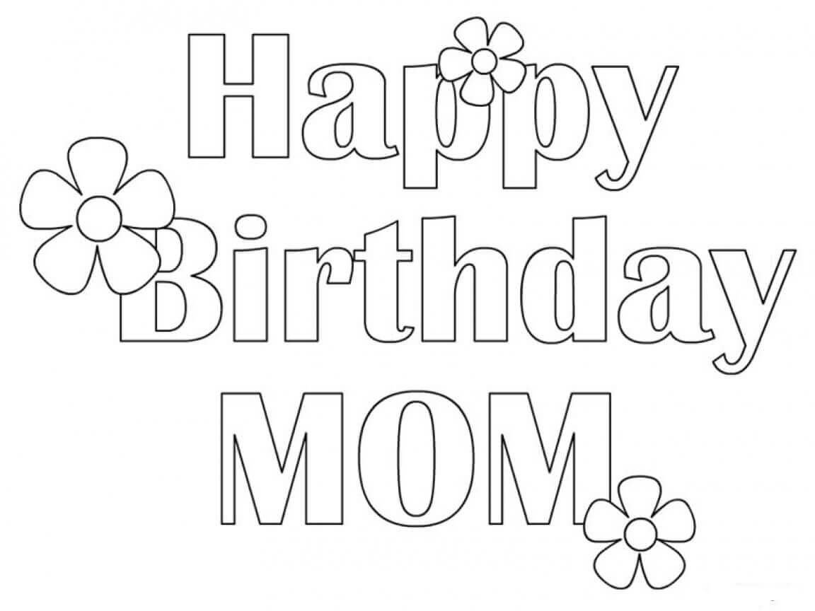 Happy Birthday Coloring Pages 25 Free Printable Happy Birthday Coloring Pages