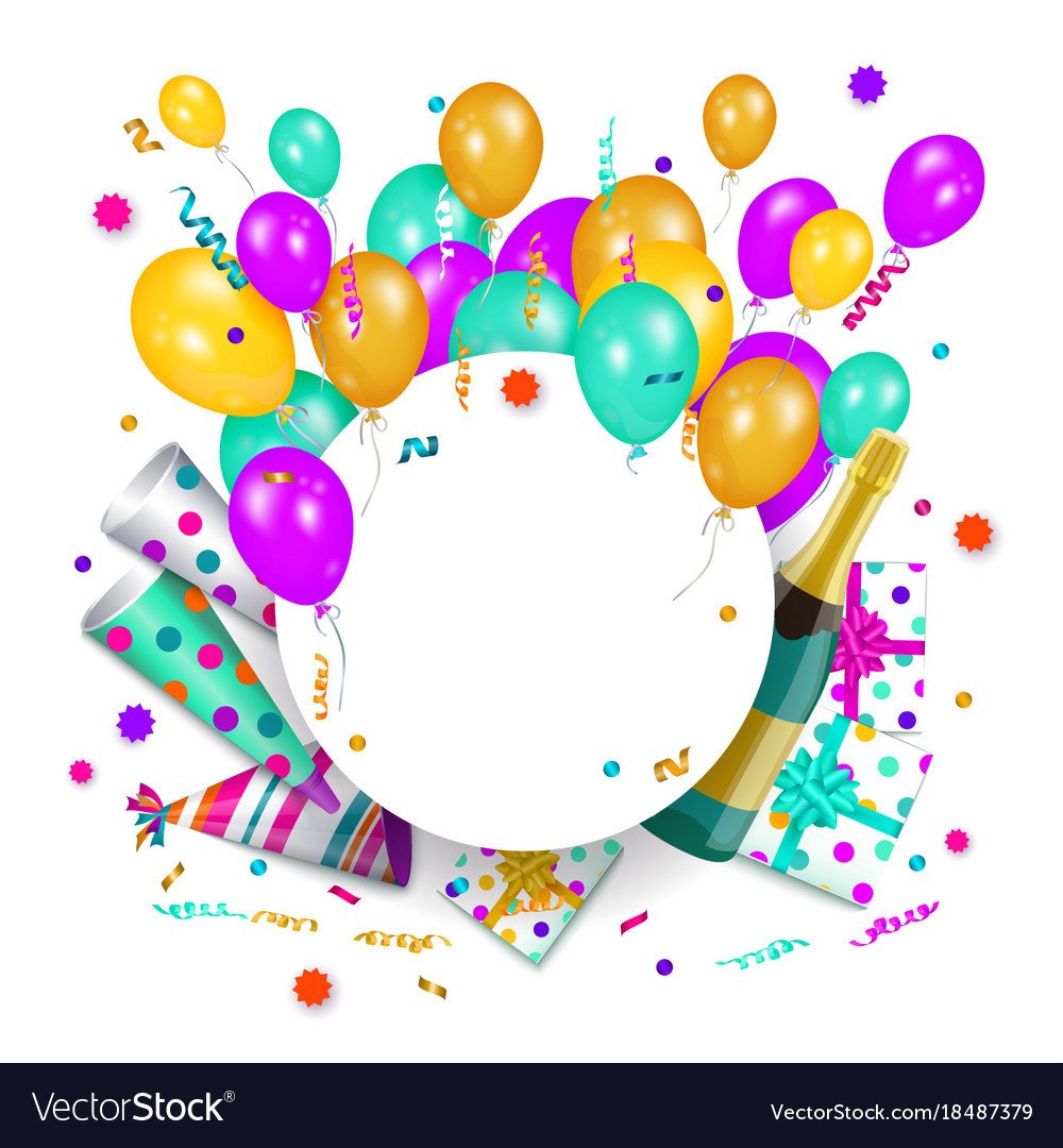 Happy Birthday Sign Template Happy Birthday Banner Poster Template Royalty Free Vector