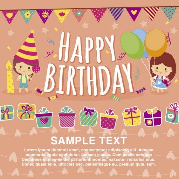 Happy Birthday Template Word 32 Kids Birthday Invitations &amp; Ideas Psd Vector Eps