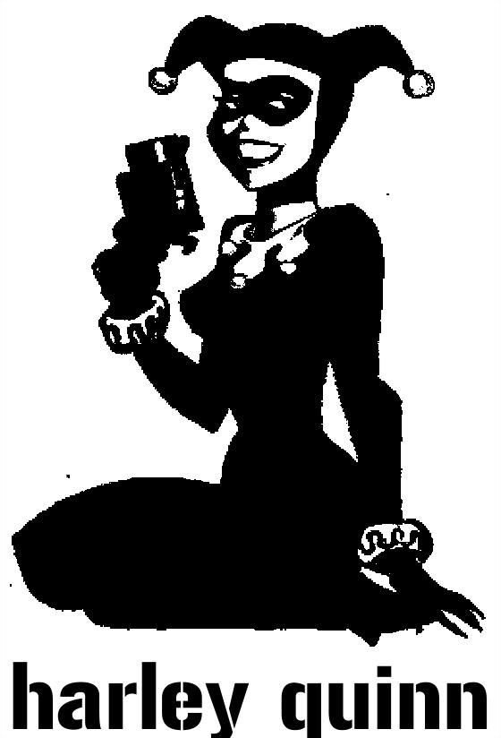 Harley Quinn Goodnight Stencil Strix Stencils Harley Quinn
