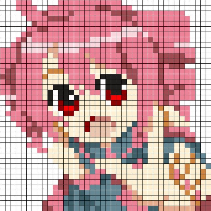 Hatsune Miku Pixel Art Grid 114 Best Images About Vocaloid Black Rock Shooter On
