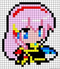 Hatsune Miku Pixel Art Grid Divers On Pinterest