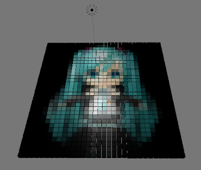 Hatsune Miku Pixel Art Grid Python the Inception Of List Prehension