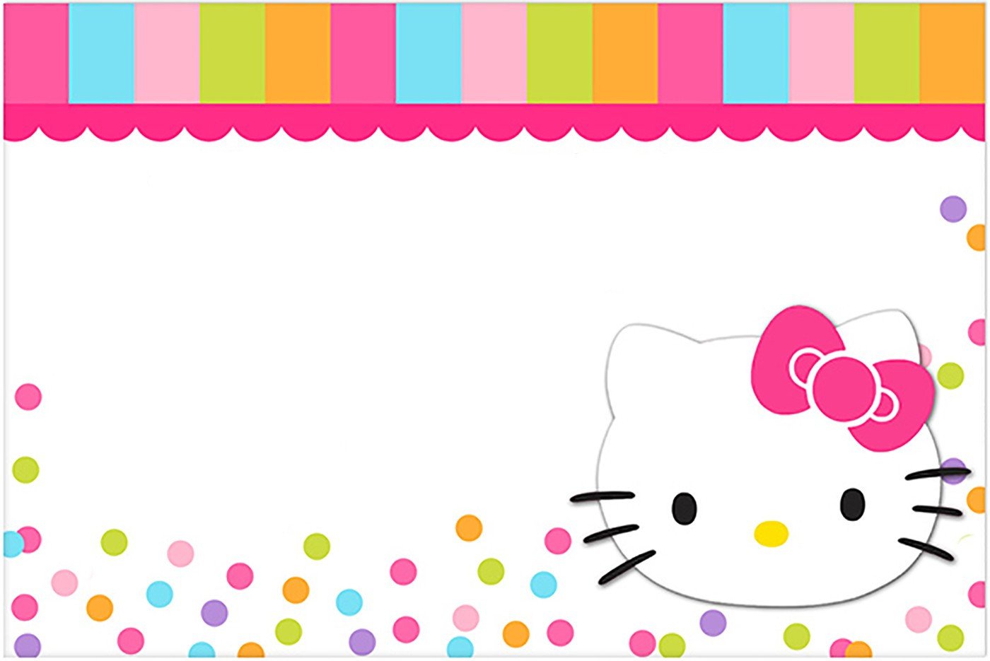 Hello Kitty Birthday Invitation Hello Kitty Free Printable Invitation Templates