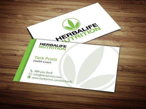 Herbalife Business Card Template Herbalife Business Card Design 6 Tank Prints
