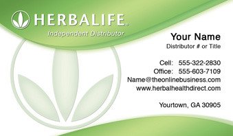 Herbalife Business Card Template Herbalife Business Cards Free Shipping and Design
