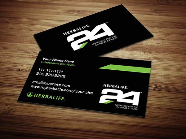 Herbalife Business Card Template Herbalife Business Cards On Behance