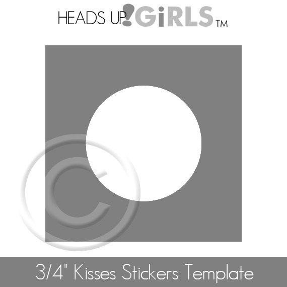 Hershey Kiss Labels Template Hershey Kisses Stickers 3 4 0 75 Template by