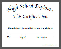 High School Diploma Template Pdf 50 Free High School Diploma Template Printable
