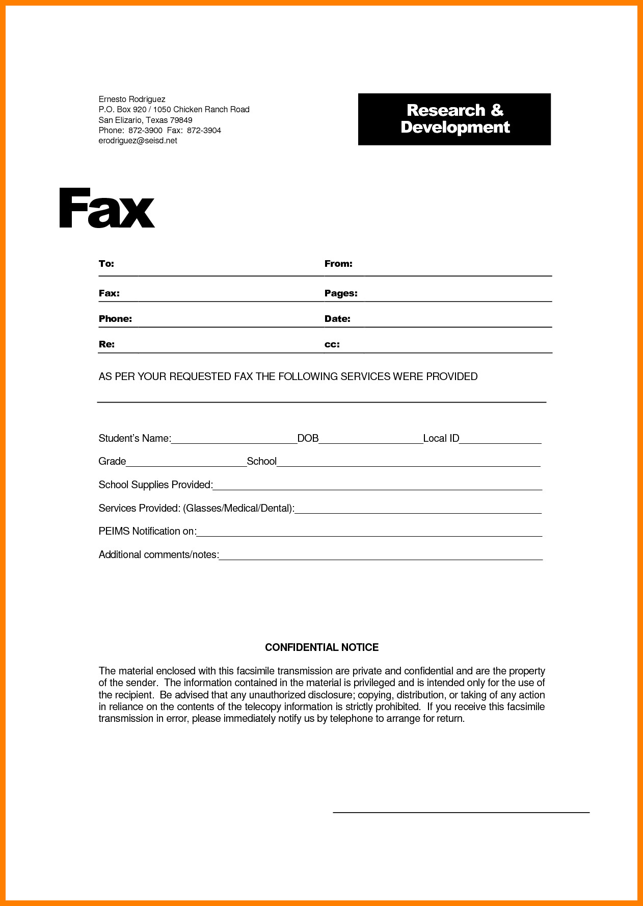 Hipaa Fax Cover Sheet 9 Hipaa Fax Confidentiality Statement