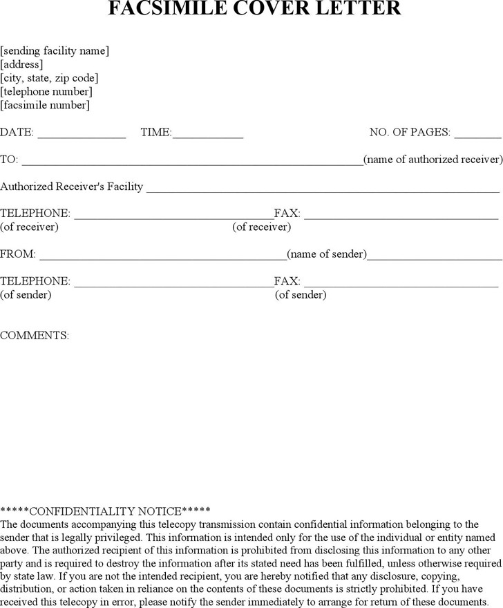 Hipaa Fax Cover Sheet Free Medical Hipaa Fax Cover Sheet Doc 24kb